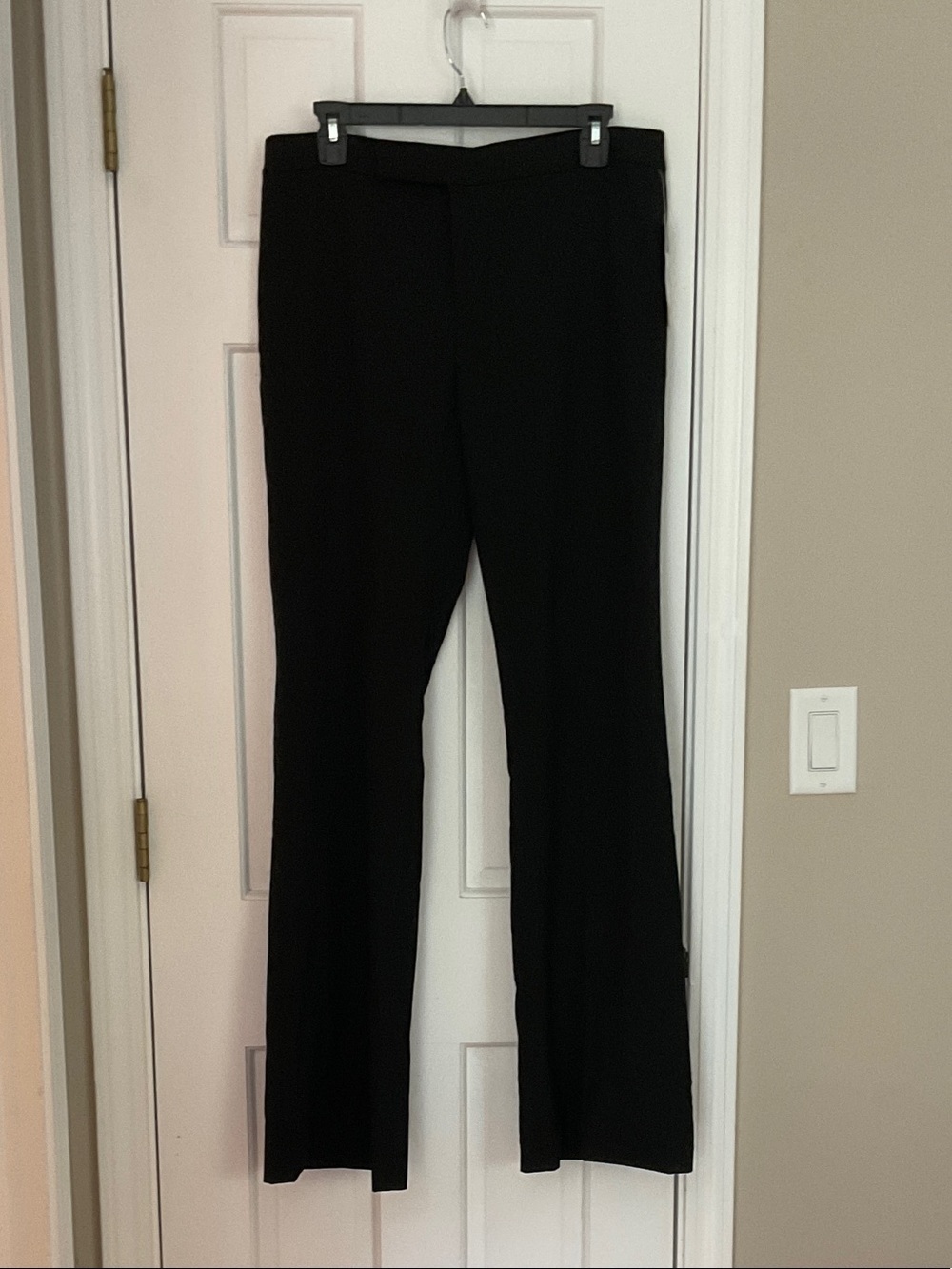 Ralph Lauren Black Boot-Cut Dress Pants